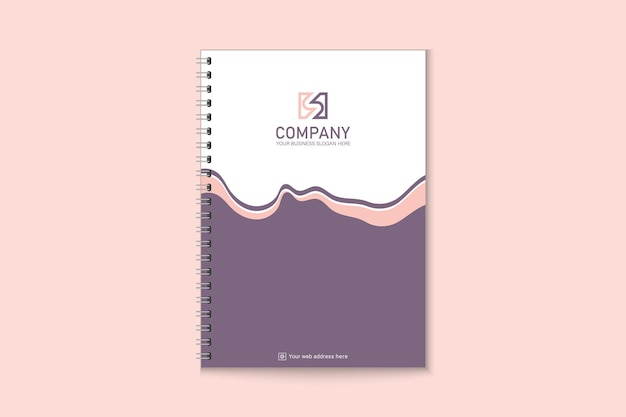 Vector de plantillas de diseño creativo de portadas de cuadernos