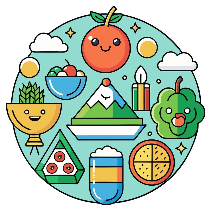 De Vector a Plato Trae la cocina del mundo a la vida a través del diseño