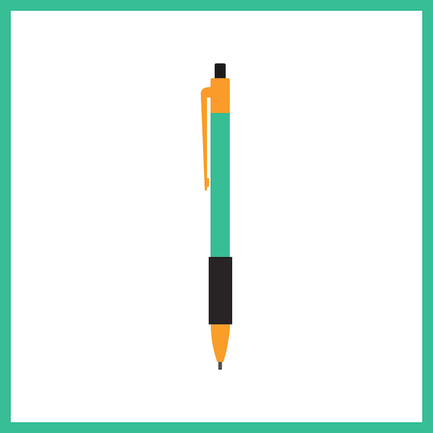 vector de la pluma