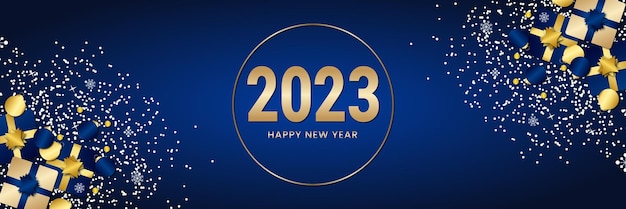 Vector Premium Año Nuevo 2023 Banner