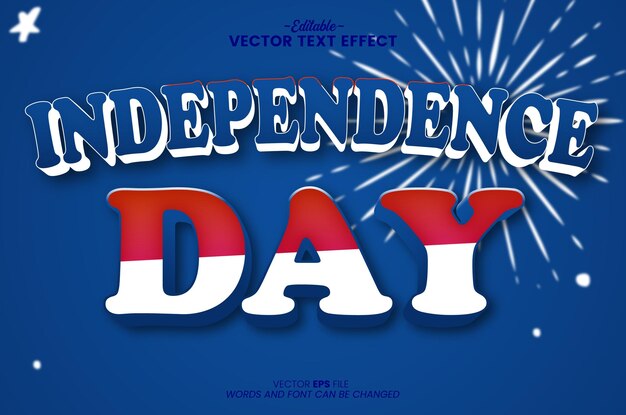 Vector premium del día de la independencia de Estados Unidos