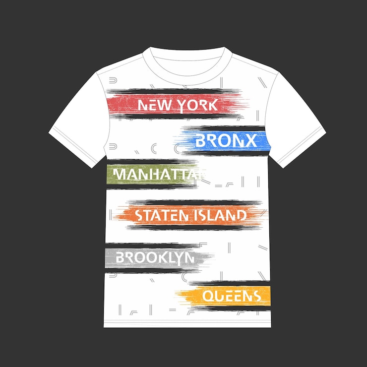 Vector vector premium de diseño de camiseta de tipografía de nueva york