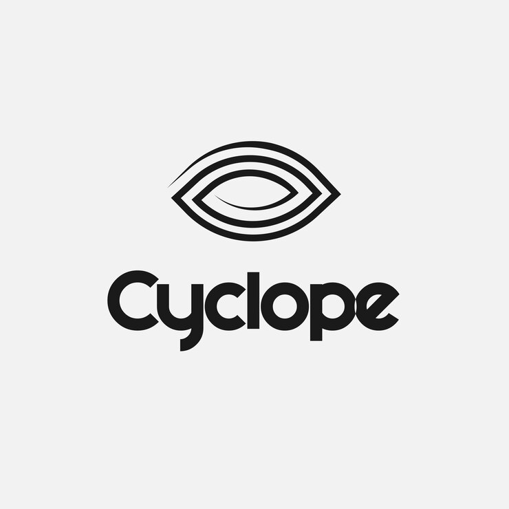 Vector premium de diseño de logotipo de ojo