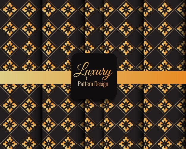 Vector premium de diseño de patrón art deco plano