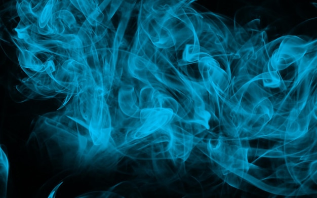 Vector premium de fondo abstracto de humo azul