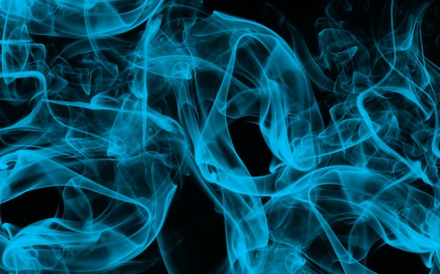 Vector premium de fondo abstracto de humo azul