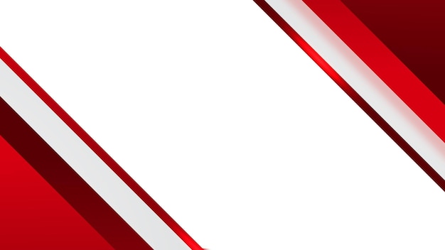 Vector premium de fondo blanco rojo geométrico abstracto moderno