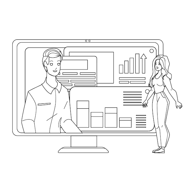 vector de presentación web