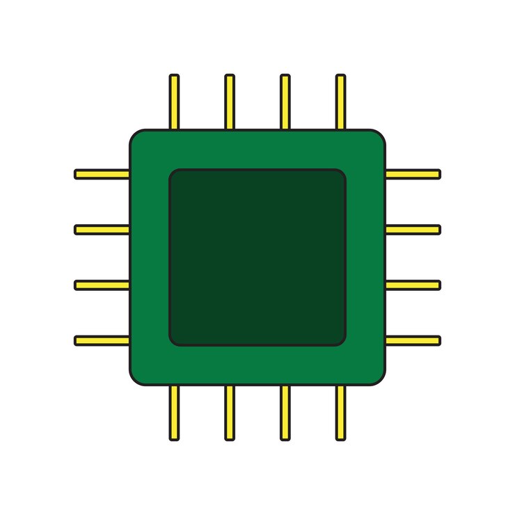 Vector vector de procesador cpu computer.eps 10