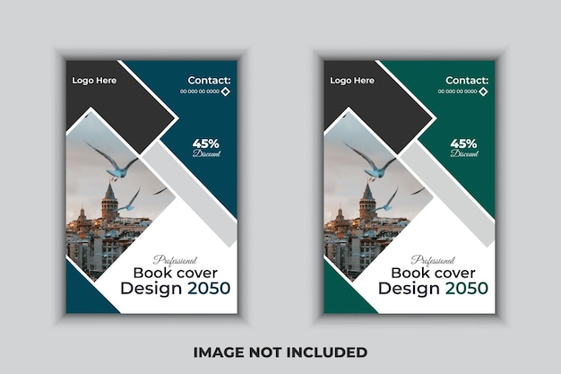Vector profesional diseño moderno de portadas de libros y plantilla de informe anual de la compañía gratis