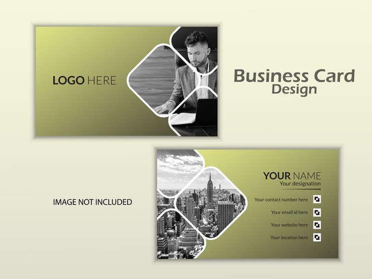Vector profesional elegante diseño moderno de tarjetas de visita