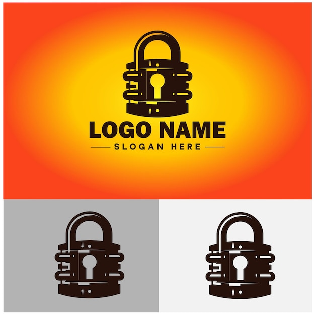 Vector de protección de seguridad para la marca de negocios plantilla de logotipo de bloqueo de icono