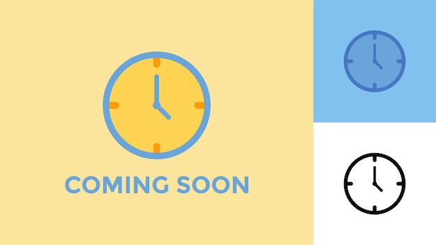 Vector de Próximamente Perfecto para diseño adicional próximamente contenido, etc.