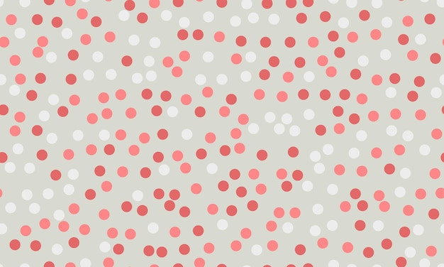 Vector de puntos polca con un patrón de puntos redondos repetidos Perfecto para impresiones textiles sin costuras, papeles de pared de moda y fondos de carteles geométricos abstractos