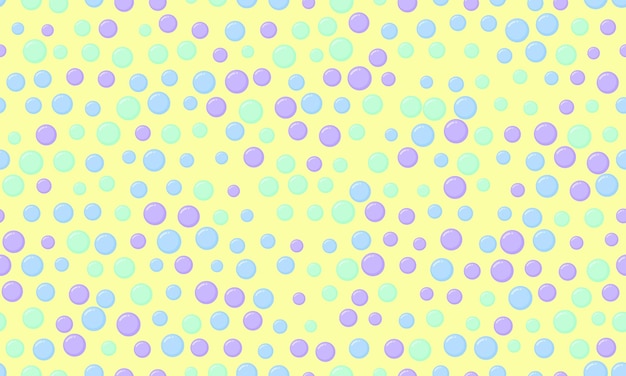 Vector de puntos polka sin costuras con círculos geométricos perfecto para impresiones de telas carteles o fondos abstractos patrón de moda para papeles de pared y diseños textiles