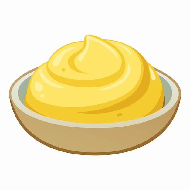 Vector de puré de patatas