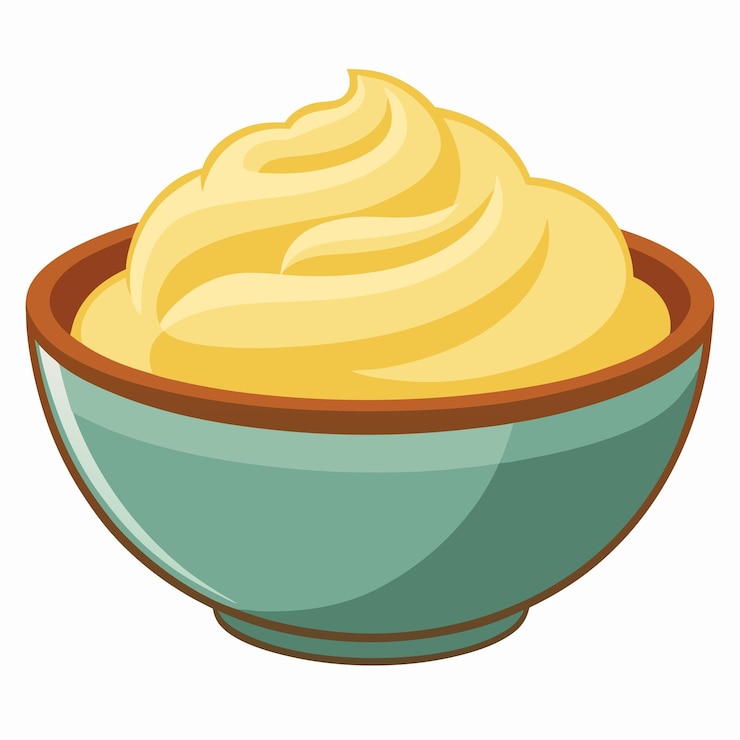 Vector vector de puré de patatas