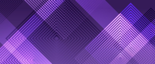 Vector púrpura violeta 3D línea moderna formas tecnológicas futuristas banner efecto ilustración para banner de negocios invitación formal telón de fondo cupón de lujo prestigioso certificado de regalo