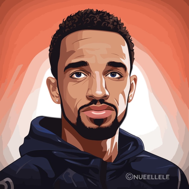 Vector de quenelle sobre un fondo blanco