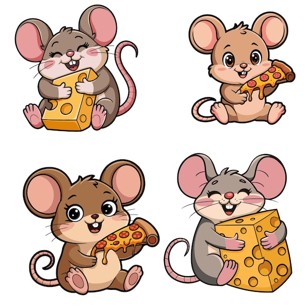 El vector de ratón lindo