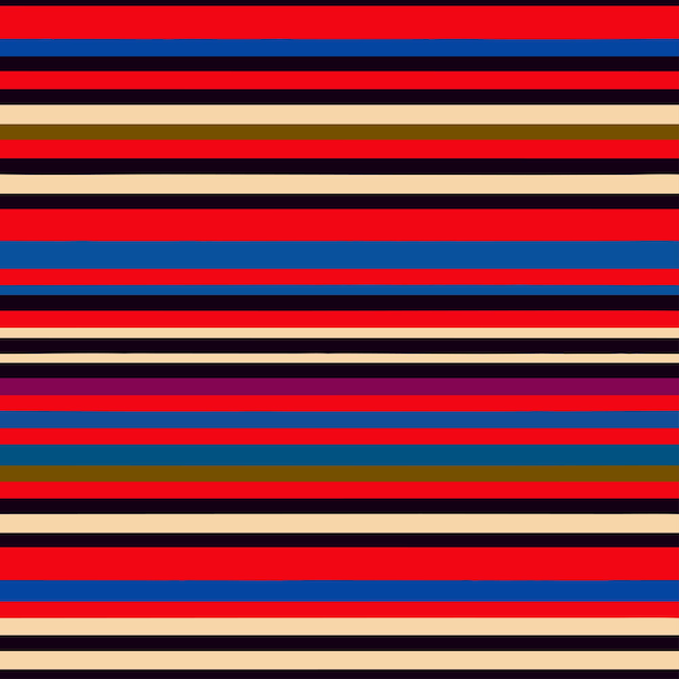 Vector rayas sin costuras patrón geométrico de colores