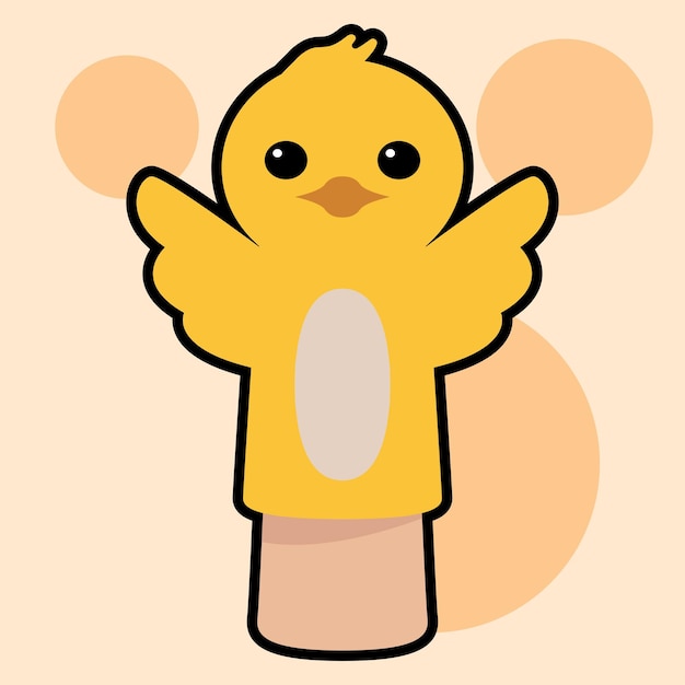 Vector de recolección de marionetas de mano