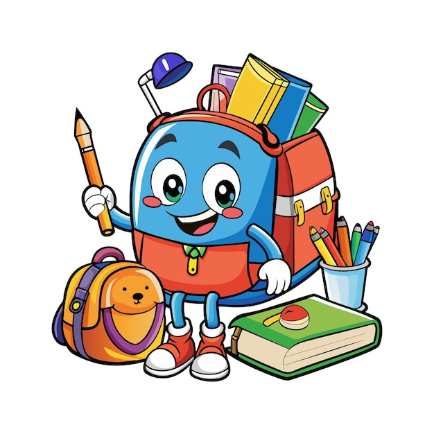 Vector de regreso a la escuela