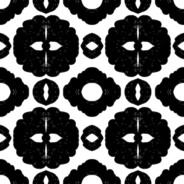 Vector de relación de patrón estilizado de textura grunge abstracta