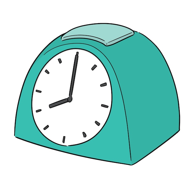 vector de reloj despertador