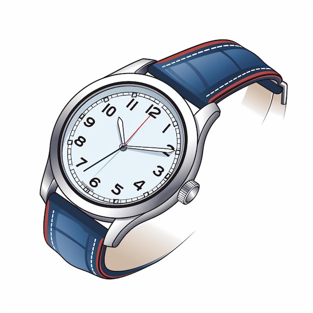 vector reloj reloj tiempo aislado icono diseño ilustración moderno símbolo temporizador inteligente espalda