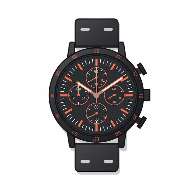 vector reloj reloj tiempo aislado icono diseño ilustración moderno símbolo temporizador inteligente espalda