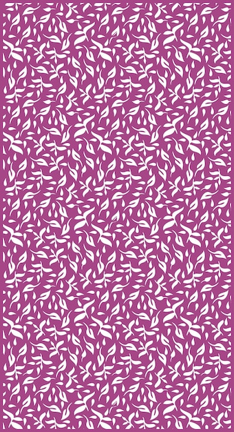 Vector de repetición del diseño de hojas textiles
