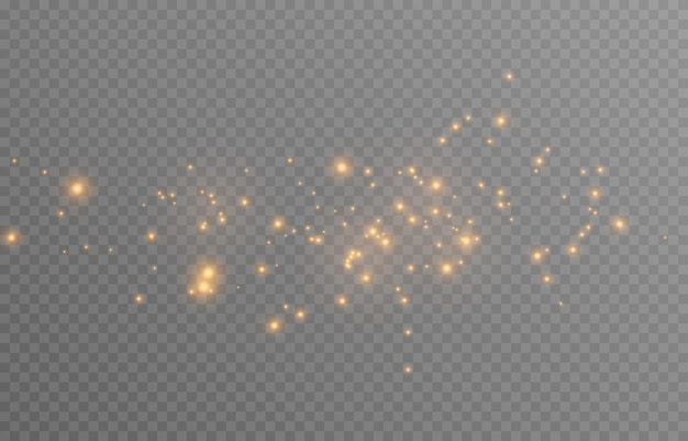 Vector resplandor mágico Luz chispeante polvo de chispa png Polvo mágico brillante Luz de Navidad