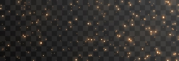 Vector resplandor mágico Luz chispeante polvo de chispa png Polvo mágico brillante Luz de Navidad