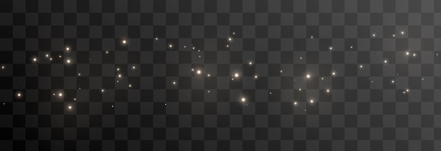 Vector resplandor mágico Luz chispeante polvo de chispa png Polvo mágico brillante Luz de Navidad