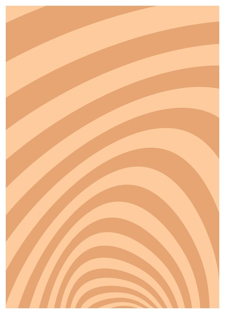 Vector retorcido y distorsionado fondo hippie groovy ondas girando patrón giratorio fondos retro