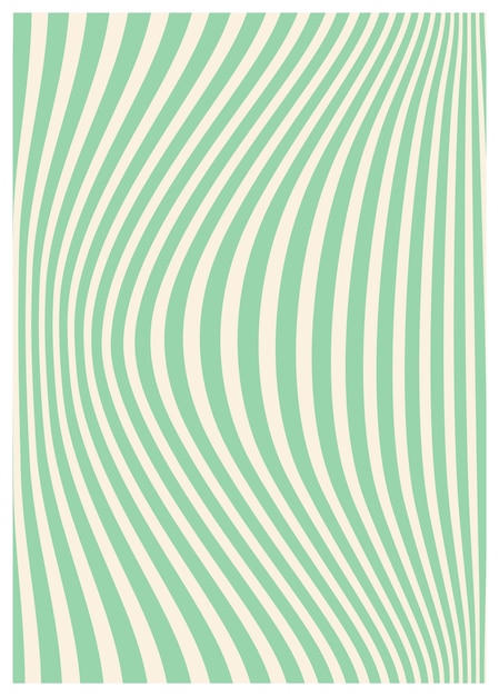Vector retorcido y distorsionado fondo hippie groovy ondas girando patrón giratorio fondos retro