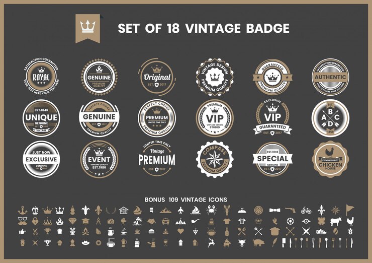 Vector vector retro vintage para banner