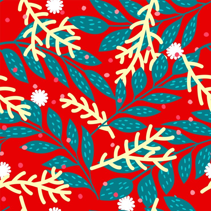 Vector Retro Vintage Festivo Resumen Floral Patrón de superficie sin costuras para productos Tela o Papel de regalo Impresiones