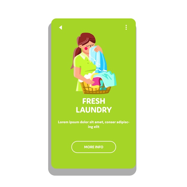 vector de ropa fresca
