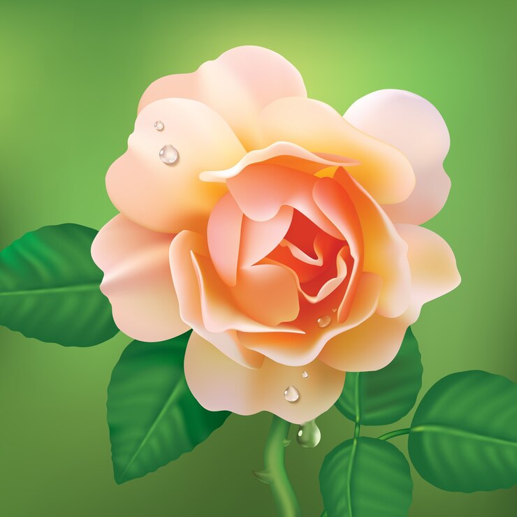 Vector vector rosa