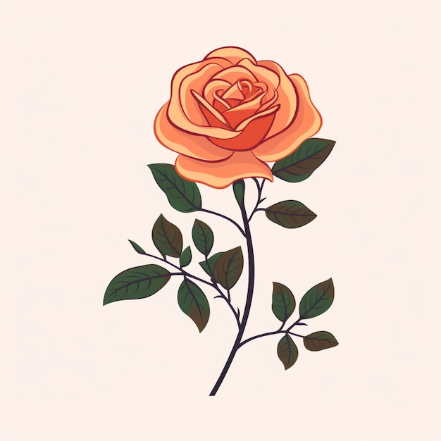 el vector de una rosa