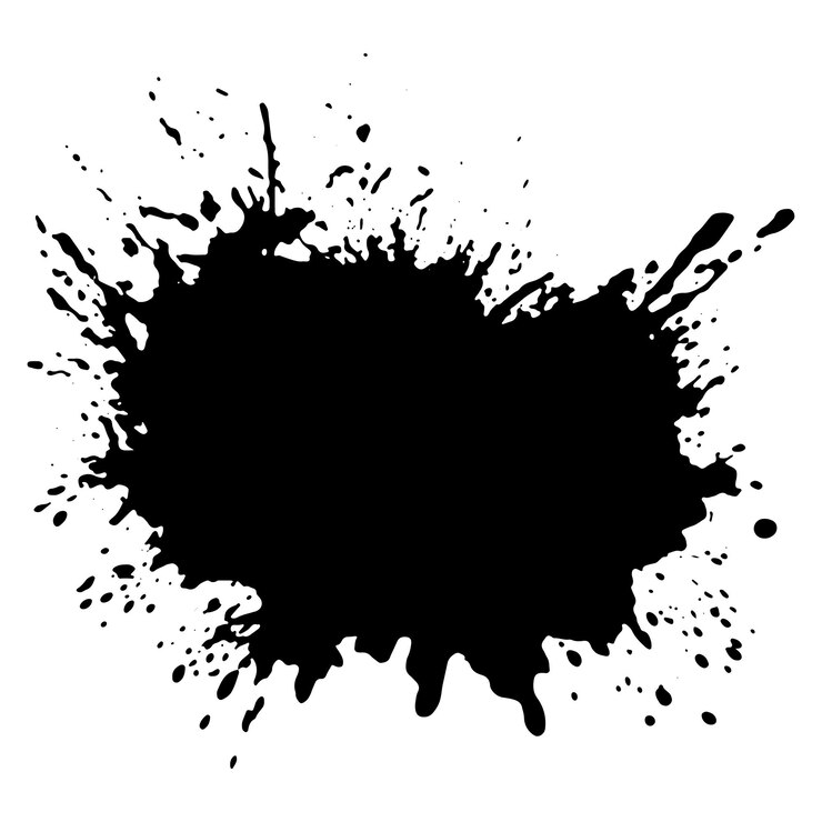 Vector vector de salpicaduras de tinta