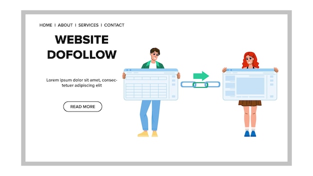 Vector de seguimiento de sitios web no seguidos