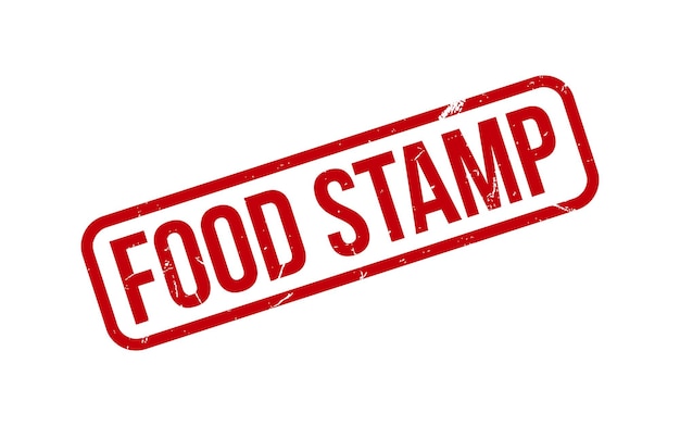 Vector de sellado de estampilla de goma para productos alimenticios