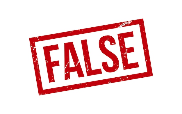 Vector de sello de goma falso
