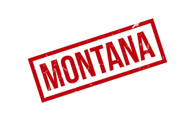 Vector de sello de goma de montana