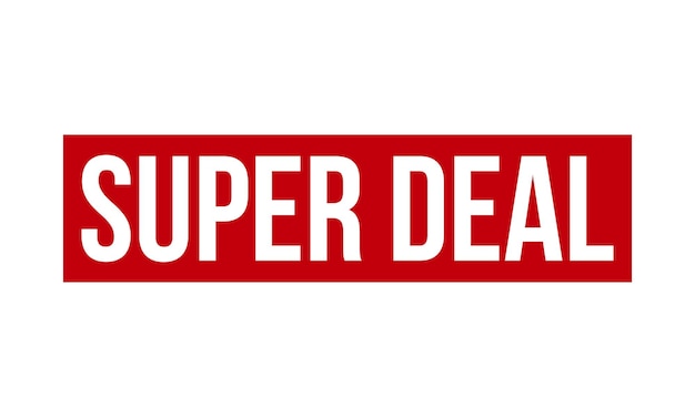 Vector de sello de goma de super deal