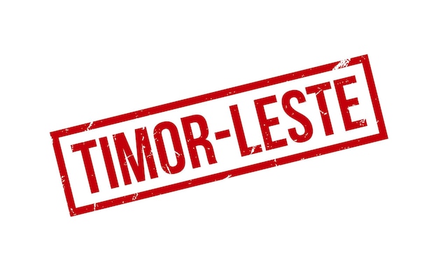 Vector de sello de goma de Timor-Leste