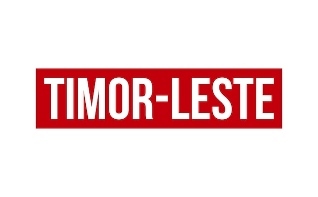 Vector de sello de goma de Timor-Leste